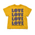 【ニードルワークス】30/-天竺LOVE Tシャツ |1size~2size|2125311W